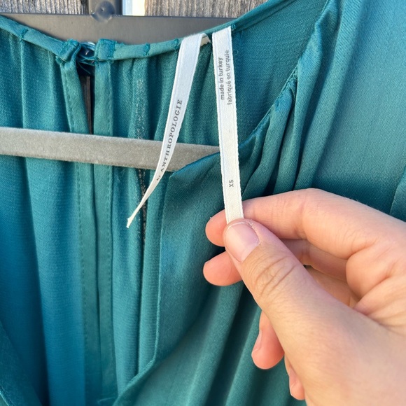 ANTHROPOLOGIE Somerset Romper in Dark Turquoise - Picture 5 of 7